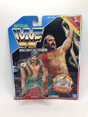 New/Sealed Jake the Snake Roberts WWF Hasbro Serie...