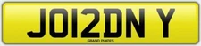 Jordan Y number plate Jord Jordans JO12 DNY CHERISHED CAR REGISTRATION FEES PAID