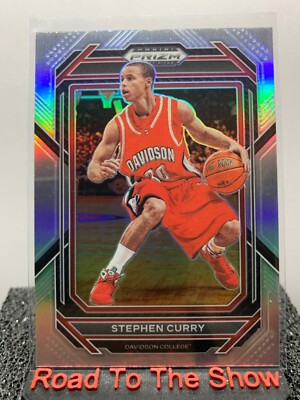 Stephen Curry 2023-24 Panini Prizm Draft Picks Silver Holo #53