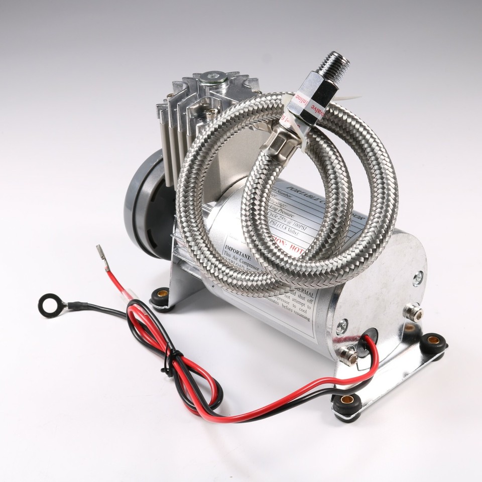 Vixen Horns Train Horn Kit – 3 Trumpets, 1.5 Gal Air Tank, 150 PSI, For Truck/Car