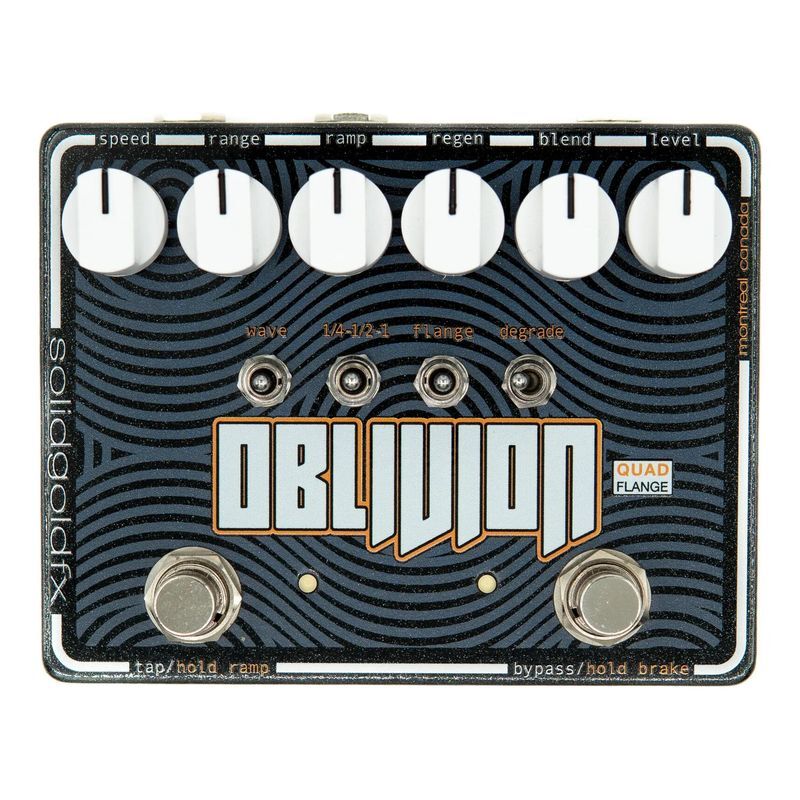 New SolidGoldFX OBLIVION Quad Flanger Effector 736902