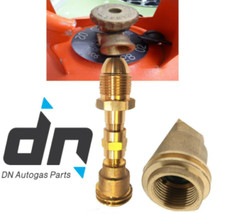 UK GAS PROPANE BOTTLE POL CONNECTOR TO acme QQC1 & USA POL G