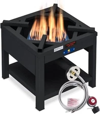 ARC 200,000BTU Single Burner Propane Stove, High-Pressure16.5"Heavy Duty Burners