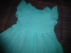 NEW Boutique Baby Girls Turquoise Sleeveless Ruffle Dress 12-18 Months — photo 2