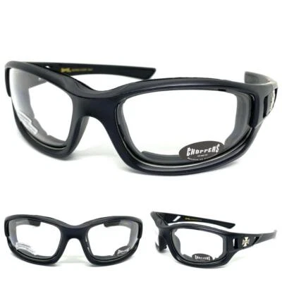 MOTORCYCLE Herren Gepolsterte Schutzbrille Klaren Schutz Sonnenbrille GOGGLES - Bild 1 von 4