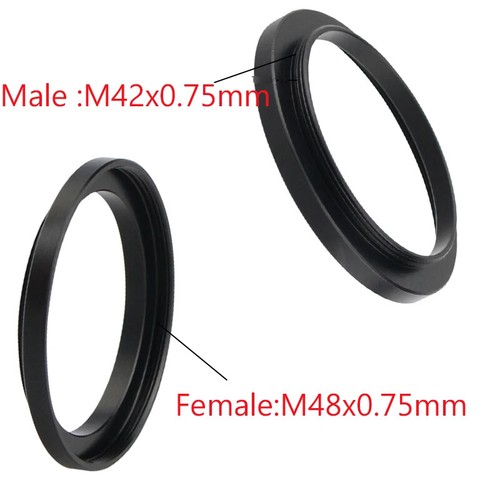 Anello adattatore fotografia femmina a maschio filettatura M48 M42 SCT M52 M54 M56 T2 - Foto 5 di 25