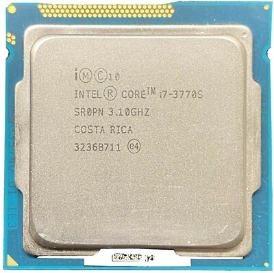 intel core i7-3770s 3.10GHZ