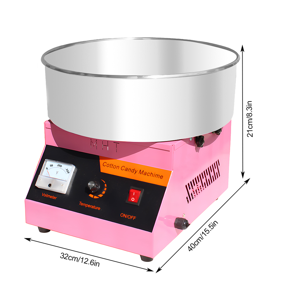 Commercial Cotton Candy Machine 110V Automatic Stainless Steel Cotton