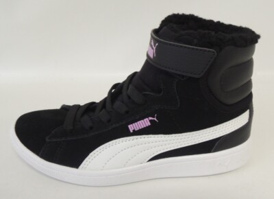 NEU Puma Vikky Mid Fur V PS Gr. 28 Winter Sneaker 366854-01 OHNE SCHNÜREN