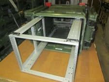 Rackmount 08U x24 Slide Out General Dynamics Composite Shock Mount Rack Case A1