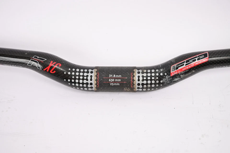 Подъемный руль FSA K-Force XC 31,8 x 630 мм | подъем 25 мм для горного велосипеда углеродный HB-MK-170-OS - Изображение 2 из 4