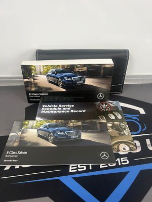 Mercedes E Klasse Limousine Owners Pack / Handbuch / Manual 2016-2020 (2019)