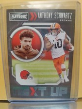 ANTHONY SCHWARTZ - NEXT UP INSERT - ROOKIE - 2021 Panini Playbook Football Card