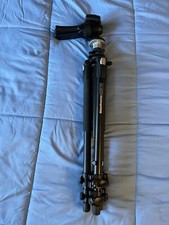 Manfrotto 190xPROB tripod w/ 322RC2 head adapter Photography Italy Levels 3 Leg
