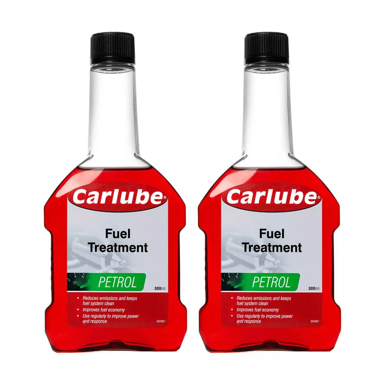 Carlube Petrol Treatment Maximum Fuel System Efficiency Reduce Emmision 300ml x2