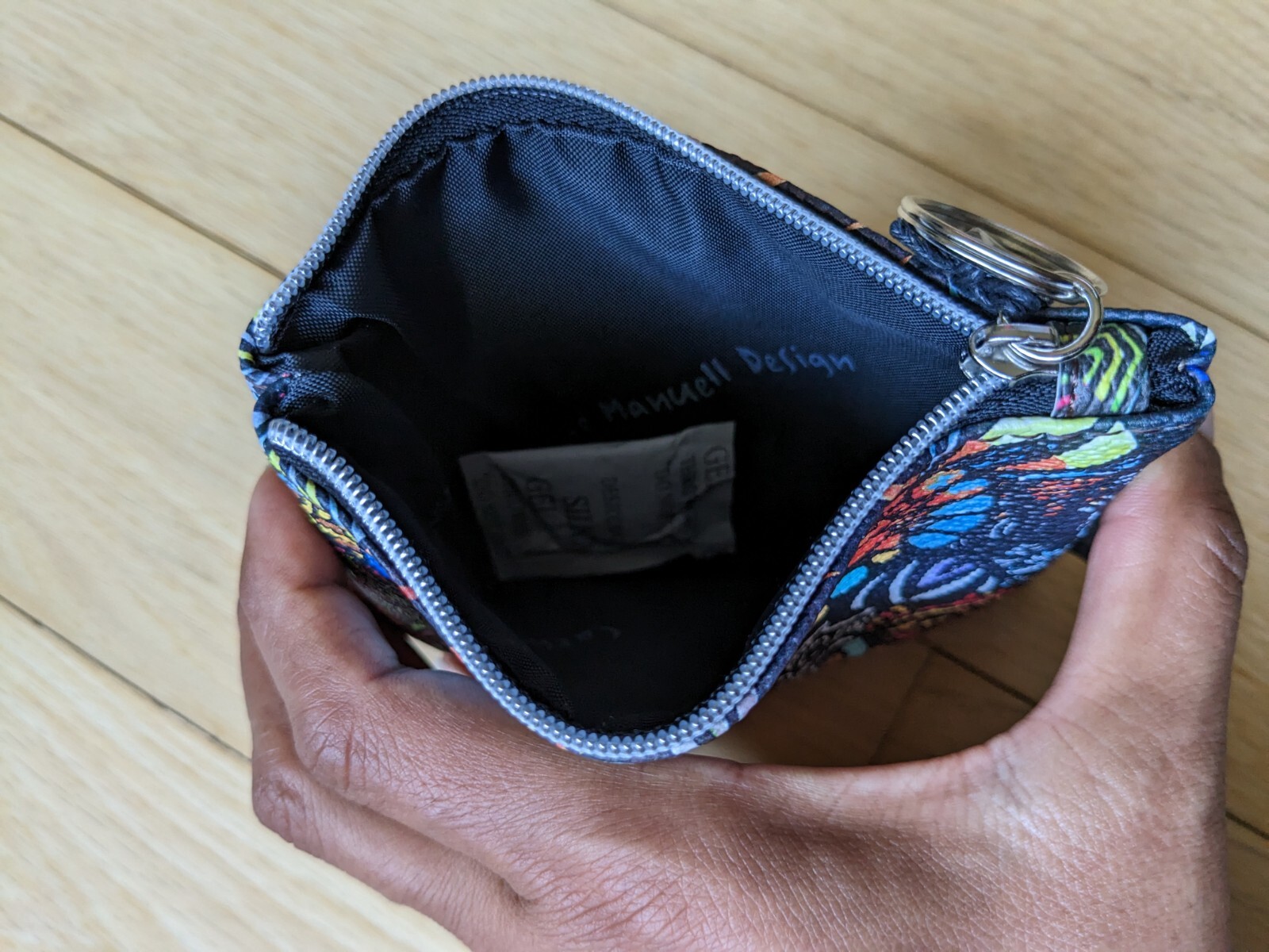 Boho chic abstract expression zipper everyday lea… - image 14