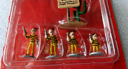 Lucky Luke & Plastoy - Figurines de collection - Les Daltons, Cactus, Nugget. . - Imagen 2 de 5