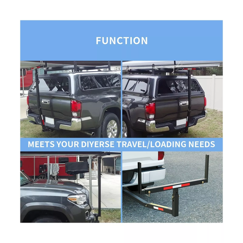 Pick up Truck Bed Hitch Extender Extension Rack Ladder Canoe Kayak Boat ...