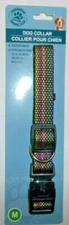 Greenbrier Kennel Club 3/4" Dog Collar MED Rainbow