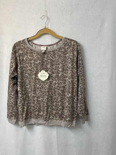 Women's Leopard Print Sweatshirt - Knox 