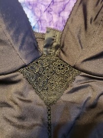 Rare La Perla Malizia Black Padded Adjustable Camisole Sz 38 (4) Hook Eye Shaper