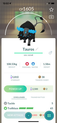 Paldean Tauros Aqua Breed !! Same Day Shippment or Next Day Guaranteed ! Go