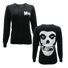 WOMENS MISFITS BLACK CARDIGAN