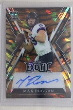 Max Duggan - 2023 Leaf Exotic Football Autograph #3/10