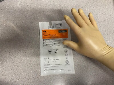 5 Paar Handschuhe Molnlycke Biogel Synthetik Polychloropren Critical Gr. 7 Neu