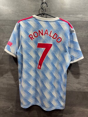 MANCHESTER UNITED 2021 2022 RONALDO #7 AWAY SHIRT FOOTBALL SOCCER