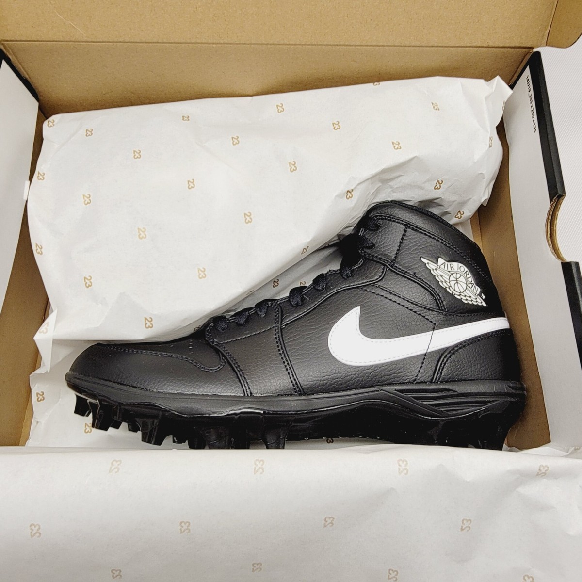 Air Jordan 1 Mid TD Football Cleats Men display picture 1