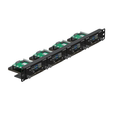 19  1U Rack Mount for Raspberry Pi with SSD Mounting Brackets, Thumbscrews Fr...