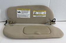 06-09 Oem Ford Explorer Sport Trac Sun Visor Set Tan Lh Rh Driver Passenger 06-09 Oem Ford Explorer Sport Trac Sun Visor Set Tan Lh Rh Driver Passenger