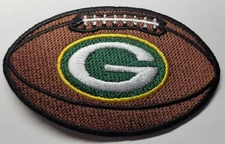 Green Bay Packers Football Embroidered Patch approx 2.25x3.5"