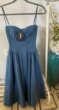 The Boutique Blue Dress Size S