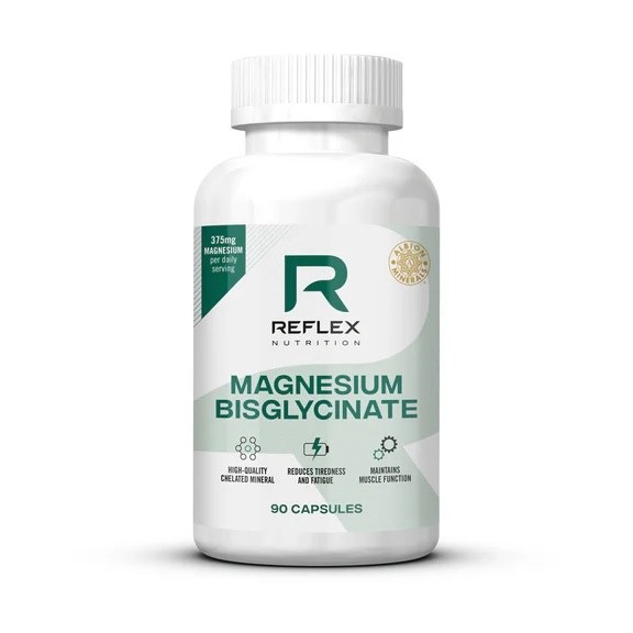 REFLEX NUTRITION MAGNESIUM BISGLYCINATE TIREDNESS FATIGUE SUPPORT 90 CAPSULES