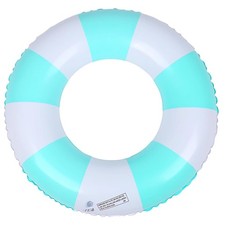 Schwimmreifen Erwachsenen aufblasbar Pool Float Streifenmuster 85cm