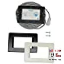 Corp 36387 Wall Switch Tecma, BLACK,WHITE