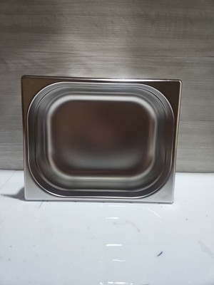 Vogue 12948 Edelstahl 1/2 Gastronorm Pfanne 6,2 ltr/100 mm tief Lebensmittelbehälter