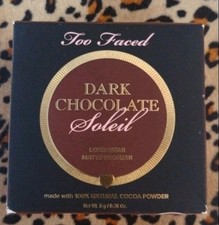 Bronceador mate Too Faced Dark Chocolate Soleil tamaño grande completo 8 g/.28 oz nuevo en caja