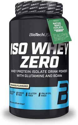 BioTech USA Iso Whey Zero, 908 g Dose, Tiramisu