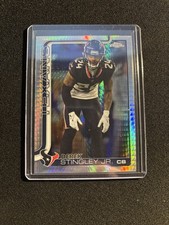 Topps 2025 Chrome Parallel Derek Stingley Jr. Houston Texans Football Card #116