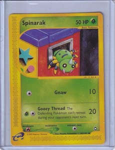 Pokemon TCG:Spinarak (62) Uncommon Aquapolis 062/147 NM