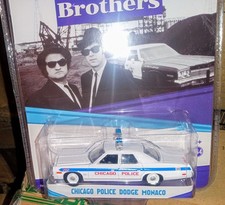 Blues Brothers 1974 Chicago Police 202 Dodge Monaco Greenlight Hollywood 1/64