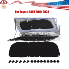 1X ENGINE HOOD INSULATION PAD HEAT SHIELD BLANKET TRIM FOR TOYOTA RAV4 2019-2024