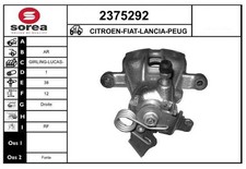 Bremssattel Hinten Rechts Girling-Lucas-Trw-System für Fiat Ulysse 179 ab 02->