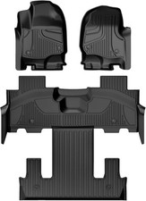 18-25 Ford Expedition 7 Seats Floor Mats 3 Rows Floor Liners Black Floor Mats