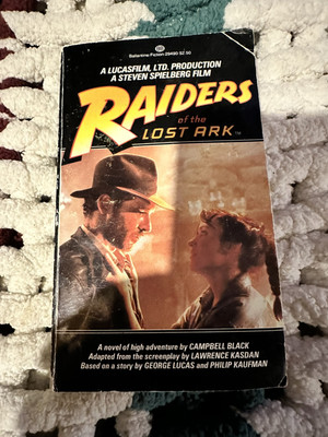 RAIDERS OF THE LOST ARK (April 1981, First Edition) Ballantine Fiction