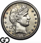 1902 Barber Quarter, Lustrous Uncirculated