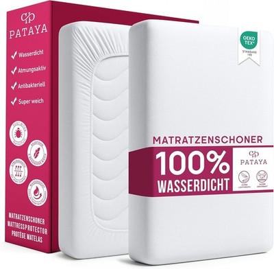 Matratzenschoner wasserdicht Spannbettlaken Rundumgummi Bezug Matratzenauflage